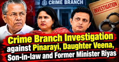 Crime Branch investigation against Pinarayi, daughter Veena, son-in-law and former minister Riyas